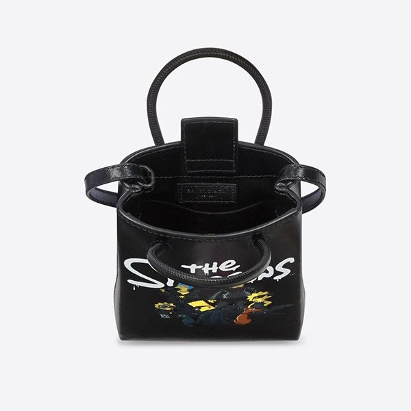 バレンシアガ シンプソンズコラボ 偽物 ミニショッピングバッグ 59382623VBN1000